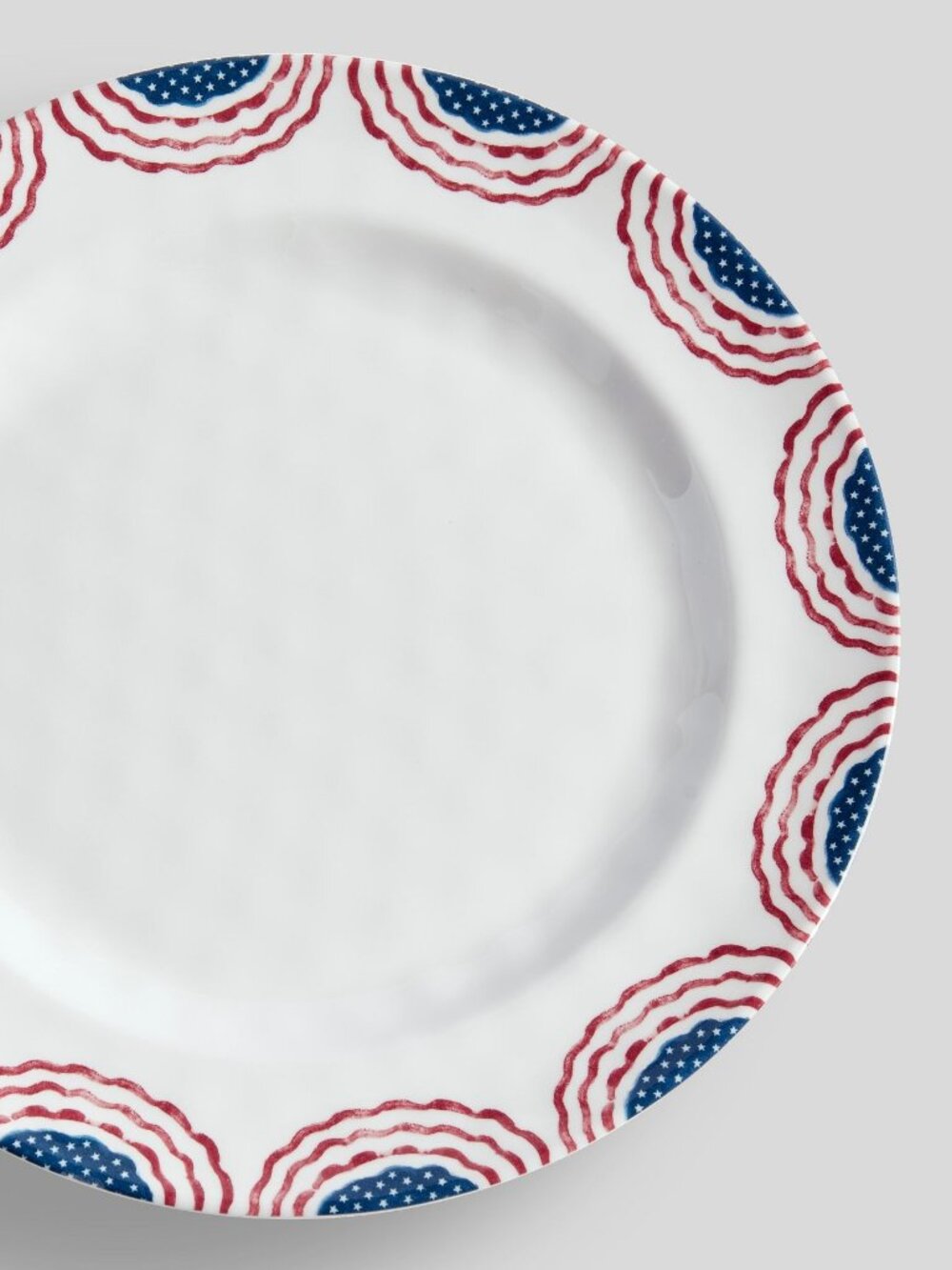 NEW Pottery Barn Cabana Americana Dinner Plates S/4